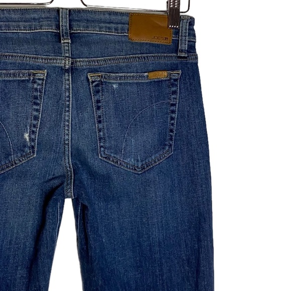 Joe's Jeans The Cigarette Straight Ankle Becka Jeans Distressed Mid Rise 27 - Picture 10 of 16